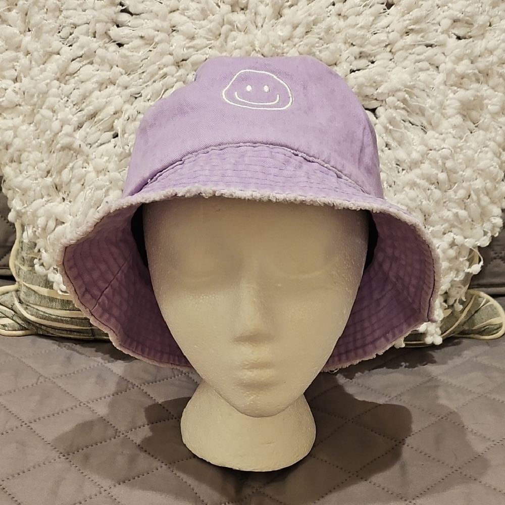 David and Young Purple 100% Cotton Bucket Hat - Picture 1 of 14